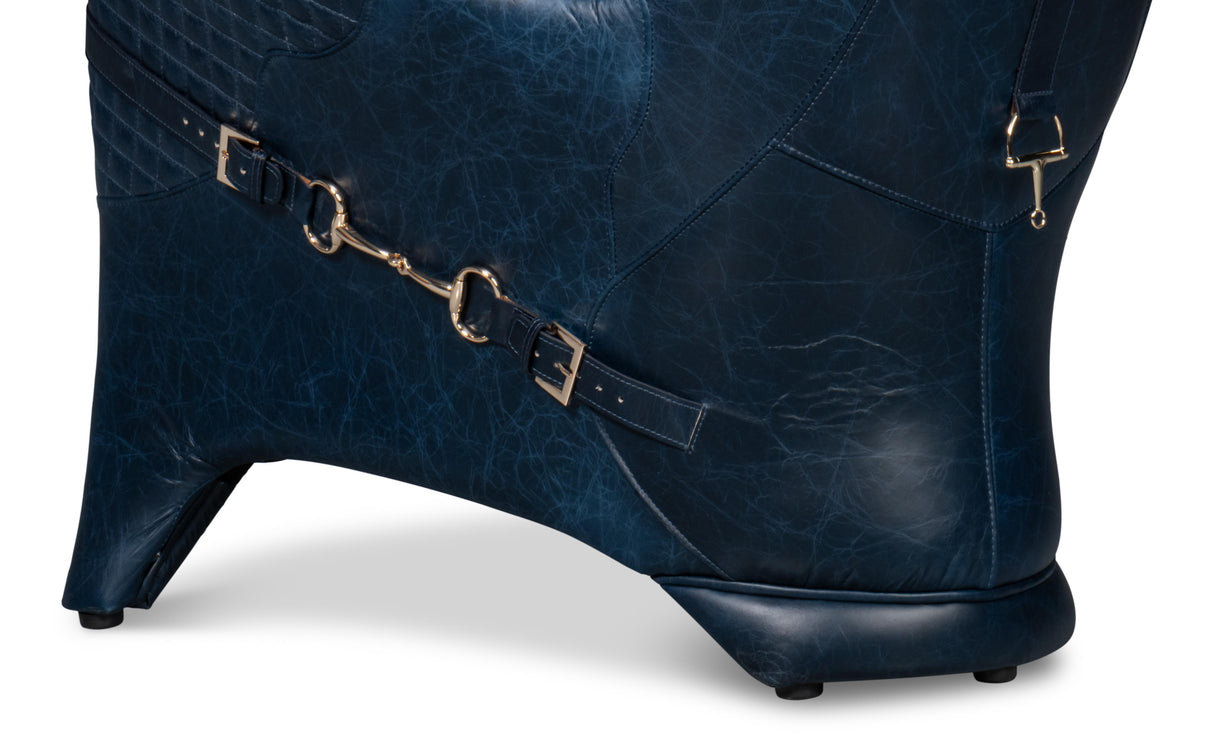 Sarreid Hera Arm Chair  Chateau Blue