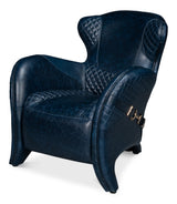 Sarreid Hera Arm Chair  Chateau Blue