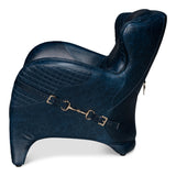 Sarreid Hera Arm Chair  Chateau Blue