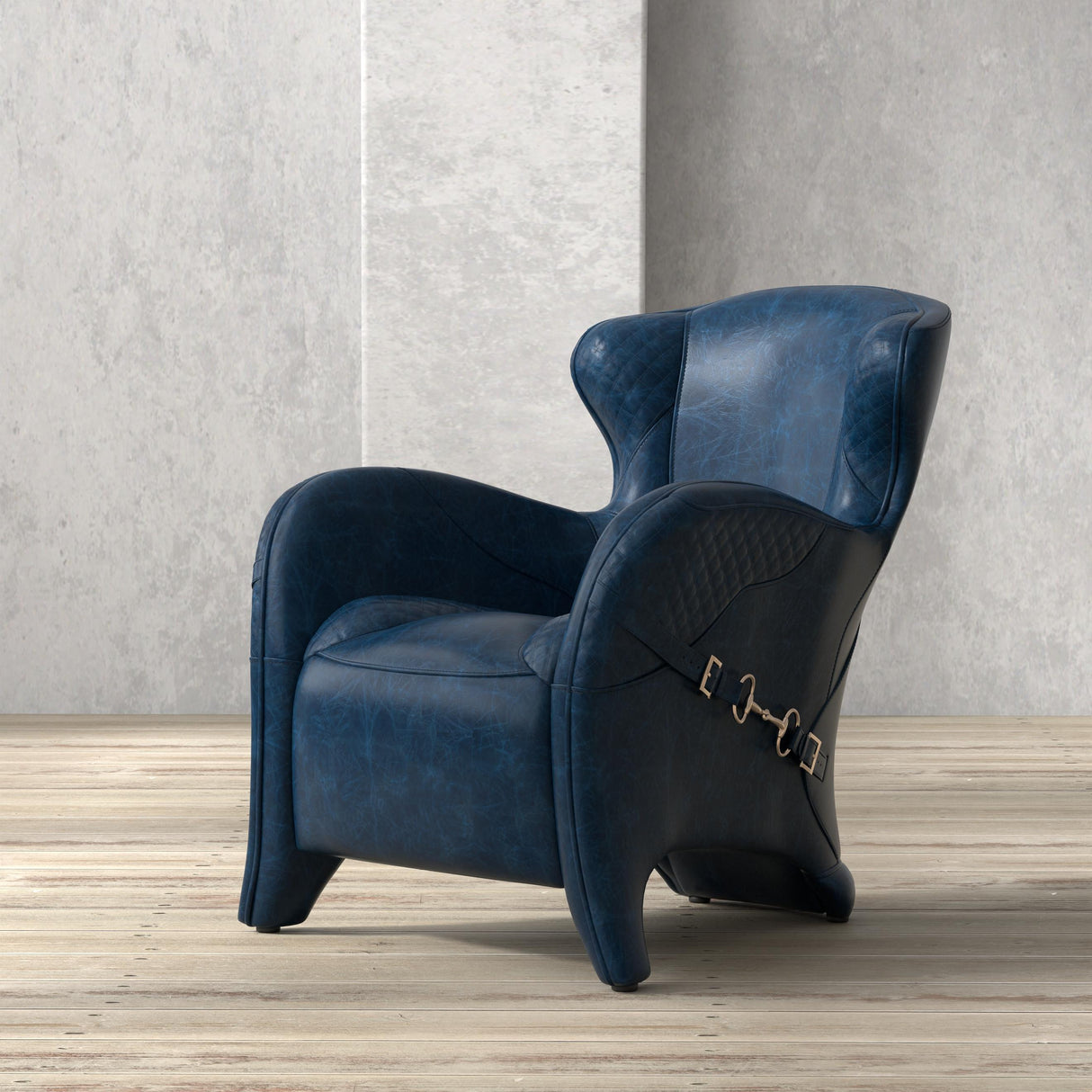Sarreid Hera Arm Chair  Chateau Blue