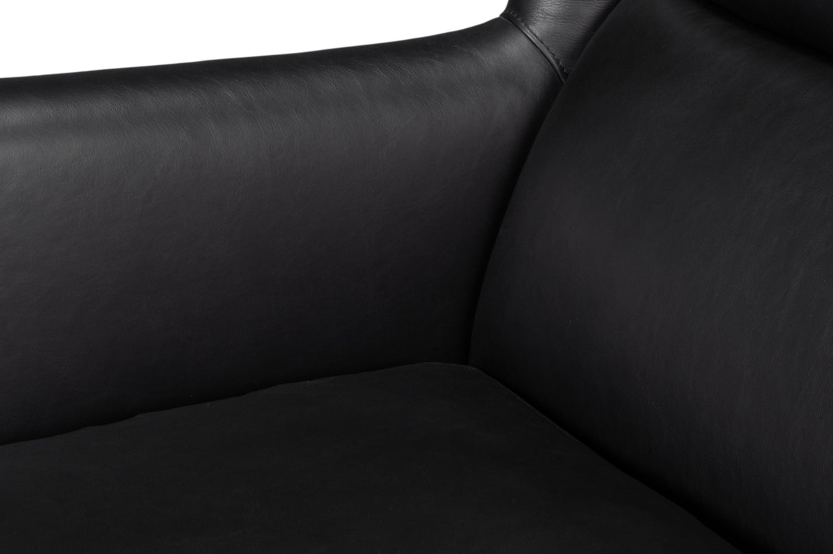Sarreid Elite Wing Lounge Chair  Onyx Black