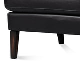 Sarreid Elite Wing Lounge Chair  Onyx Black