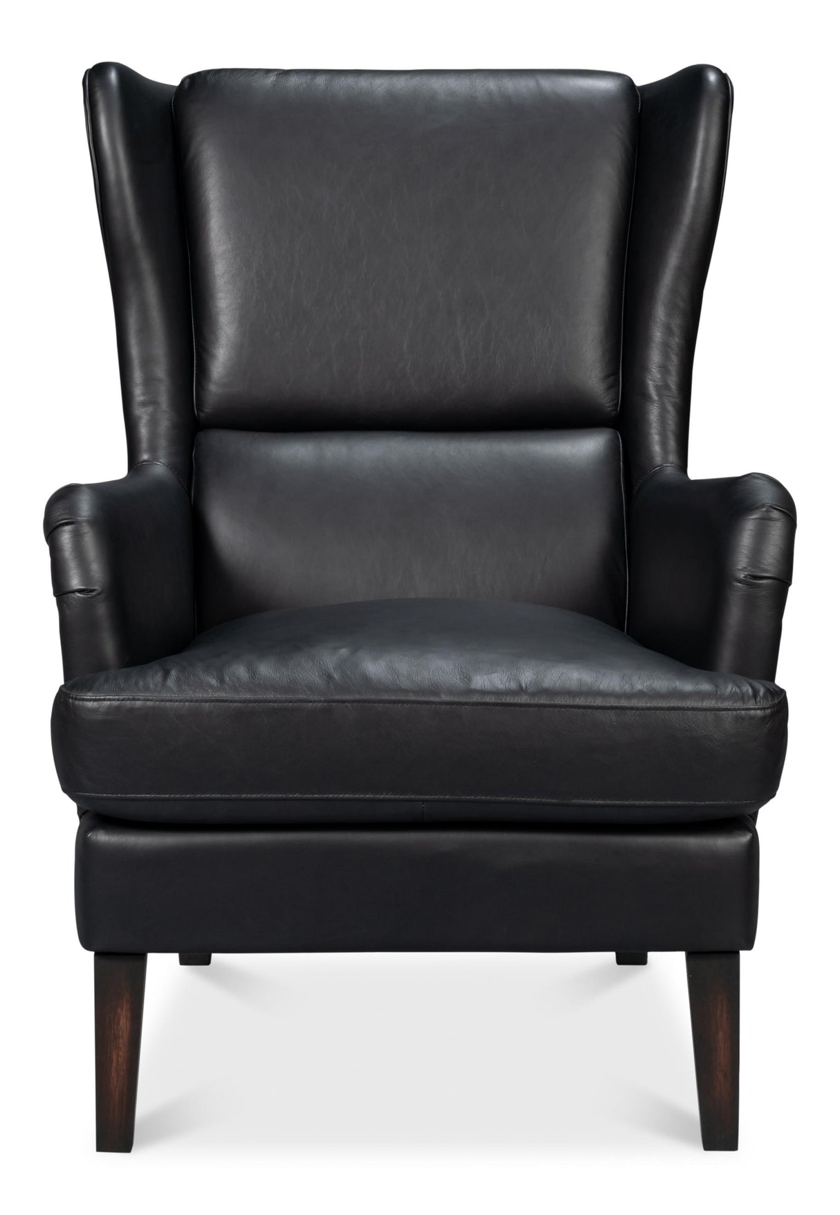 Sarreid Elite Wing Lounge Chair  Onyx Black