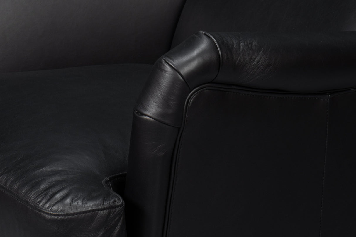 Sarreid Elite Wing Lounge Chair  Onyx Black