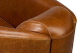 Sarreid Mandy Arm Chair  Cuba Brown