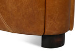 Sarreid Mandy Arm Chair  Cuba Brown