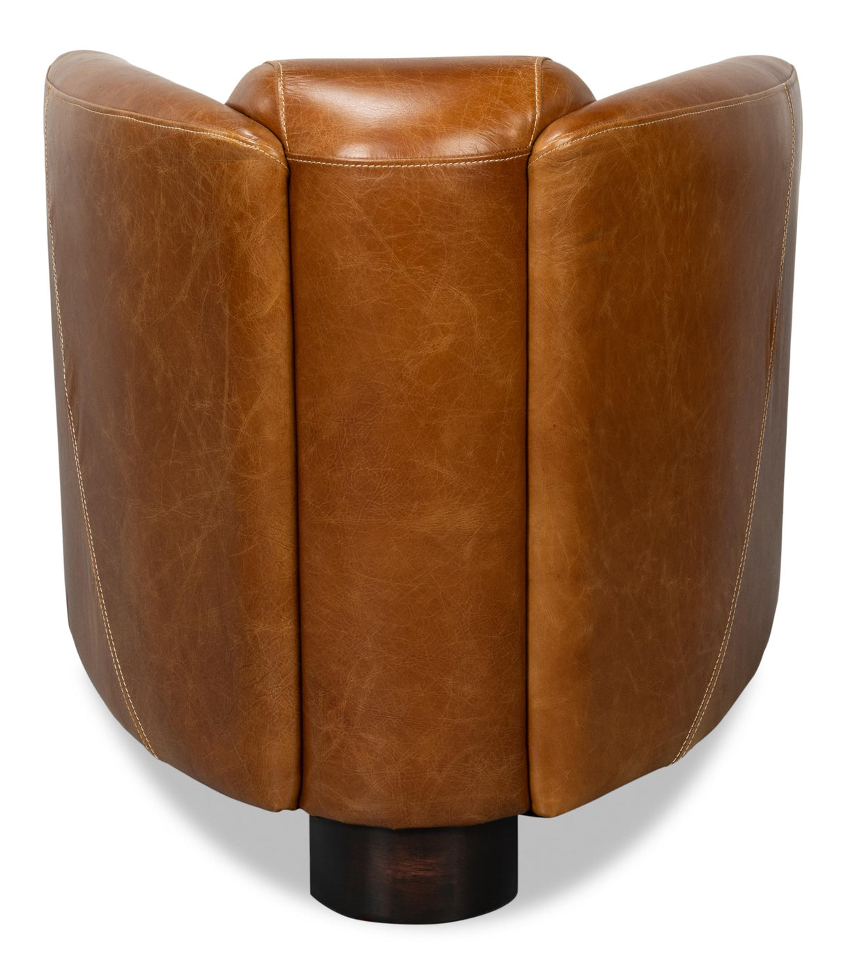 Sarreid Mandy Arm Chair  Cuba Brown