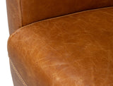 Sarreid Mandy Arm Chair  Cuba Brown