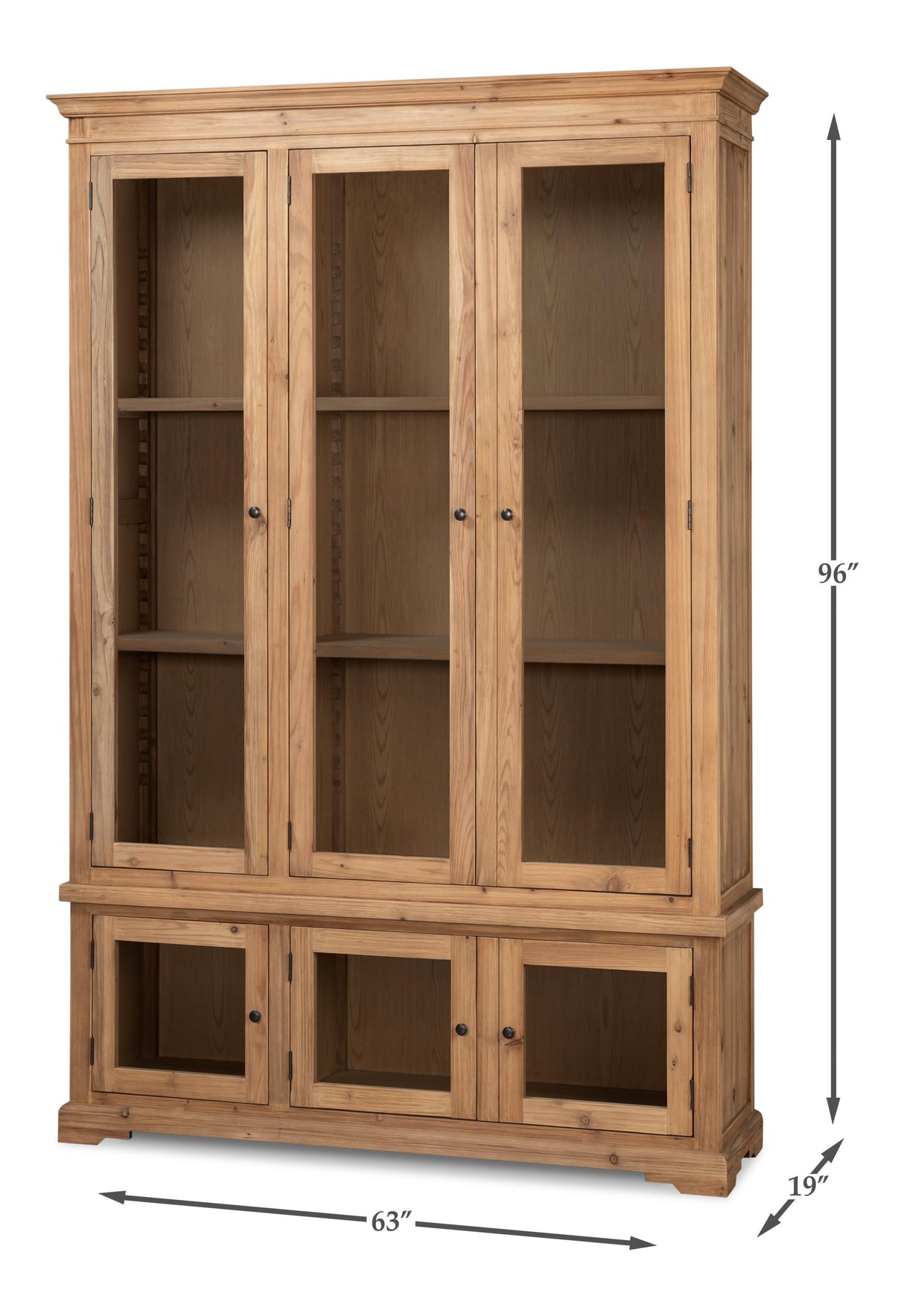 Sarreid Tanner Bookcase  Natural