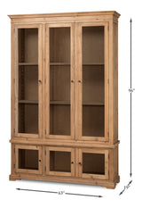 Sarreid Tanner Bookcase  Natural
