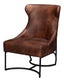 Sarreid Gayle Distilled Leather Chair