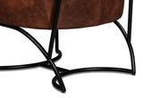 Sarreid Gayle Distilled Leather Chair