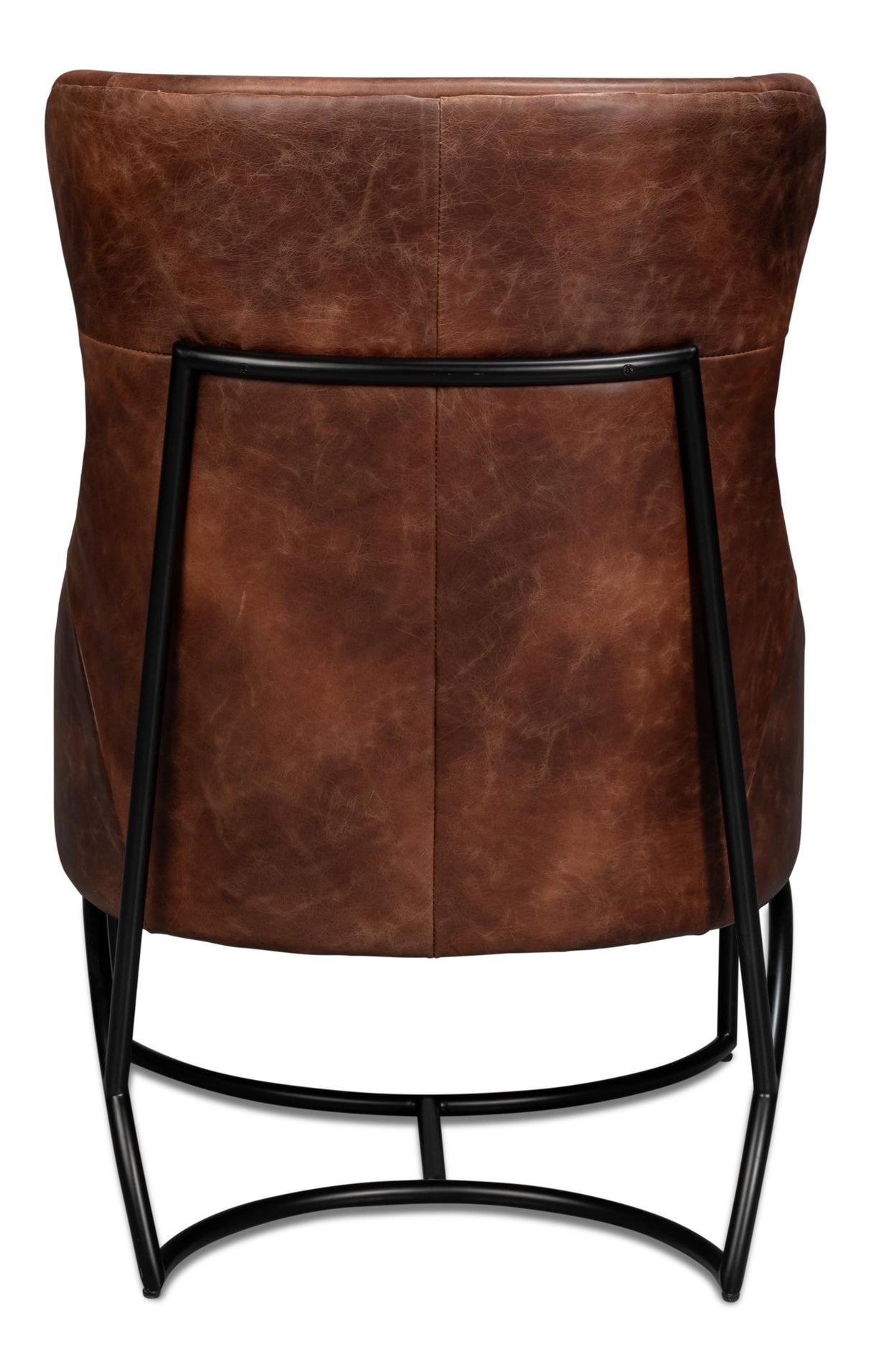 Sarreid Gayle Distilled Leather Chair