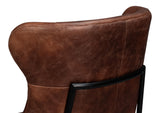 Sarreid Gayle Distilled Leather Chair