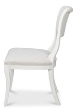 Sarreid Trophy Elegant Side Chair  Cream