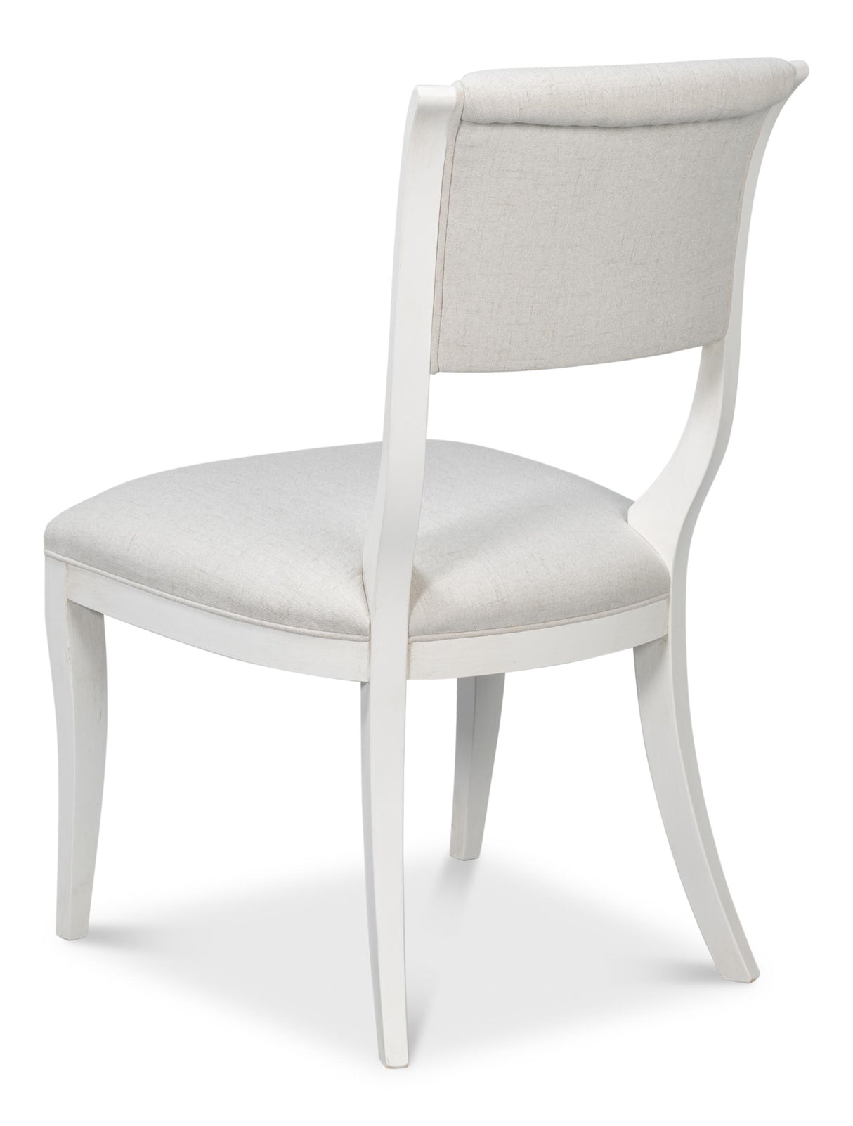 Sarreid Trophy Elegant Side Chair  Cream