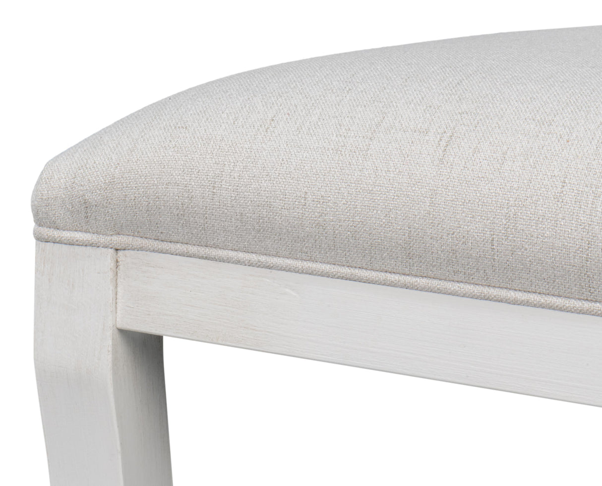 Sarreid Trophy Elegant Side Chair  Cream