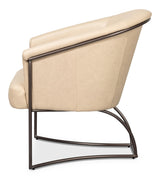 Sarreid Nagel Distilled Leather Chair White