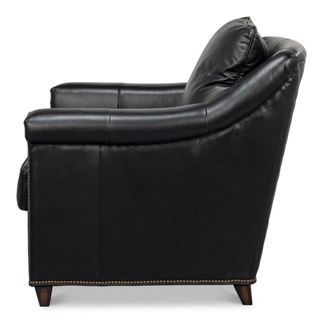 Sarreid Vandike Arm Chair  Onyx Black