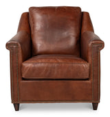 Sarreid Vandike Arm Chair  Newark Brown