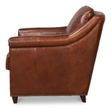 Sarreid Vandike Arm Chair  Newark Brown