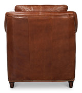 Sarreid Vandike Arm Chair  Newark Brown