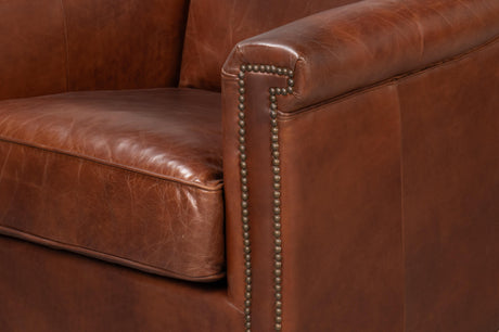 Sarreid Vandike Arm Chair  Newark Brown