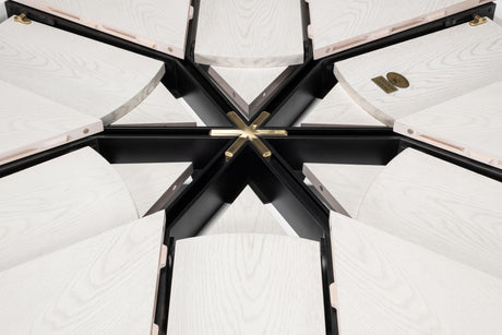 Sarreid Casual Jupe Dining Table Working Wht Lg