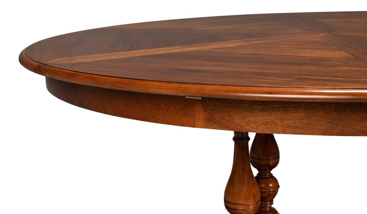 Sarreid Walnut Jupe Dining Table  Large