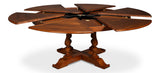 Sarreid Walnut Jupe Dining Table  Large