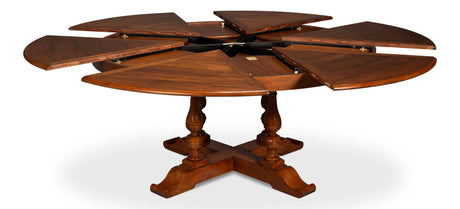 Sarreid Walnut Jupe Dining Table  Large