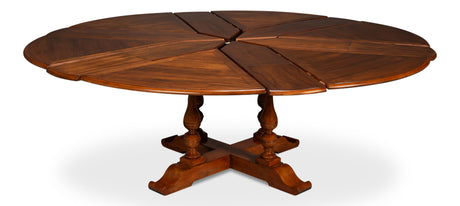 Sarreid Walnut Jupe Dining Table  Large