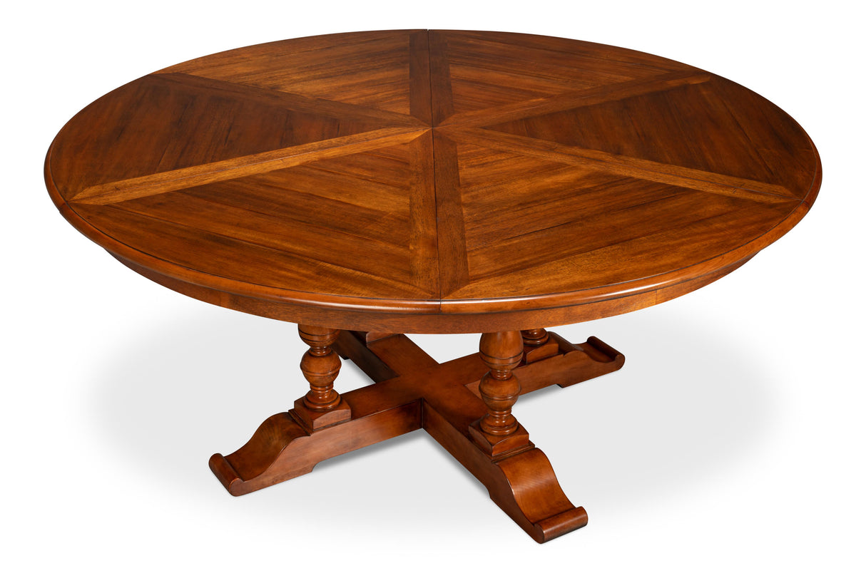 Sarreid Walnut Jupe Dining Table  Large