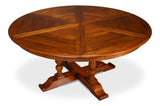 Sarreid Walnut Jupe Dining Table  Large