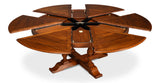Sarreid Walnut Jupe Dining Table  Large