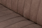 Sarreid Denys Leather Sofa  Scotland Grey