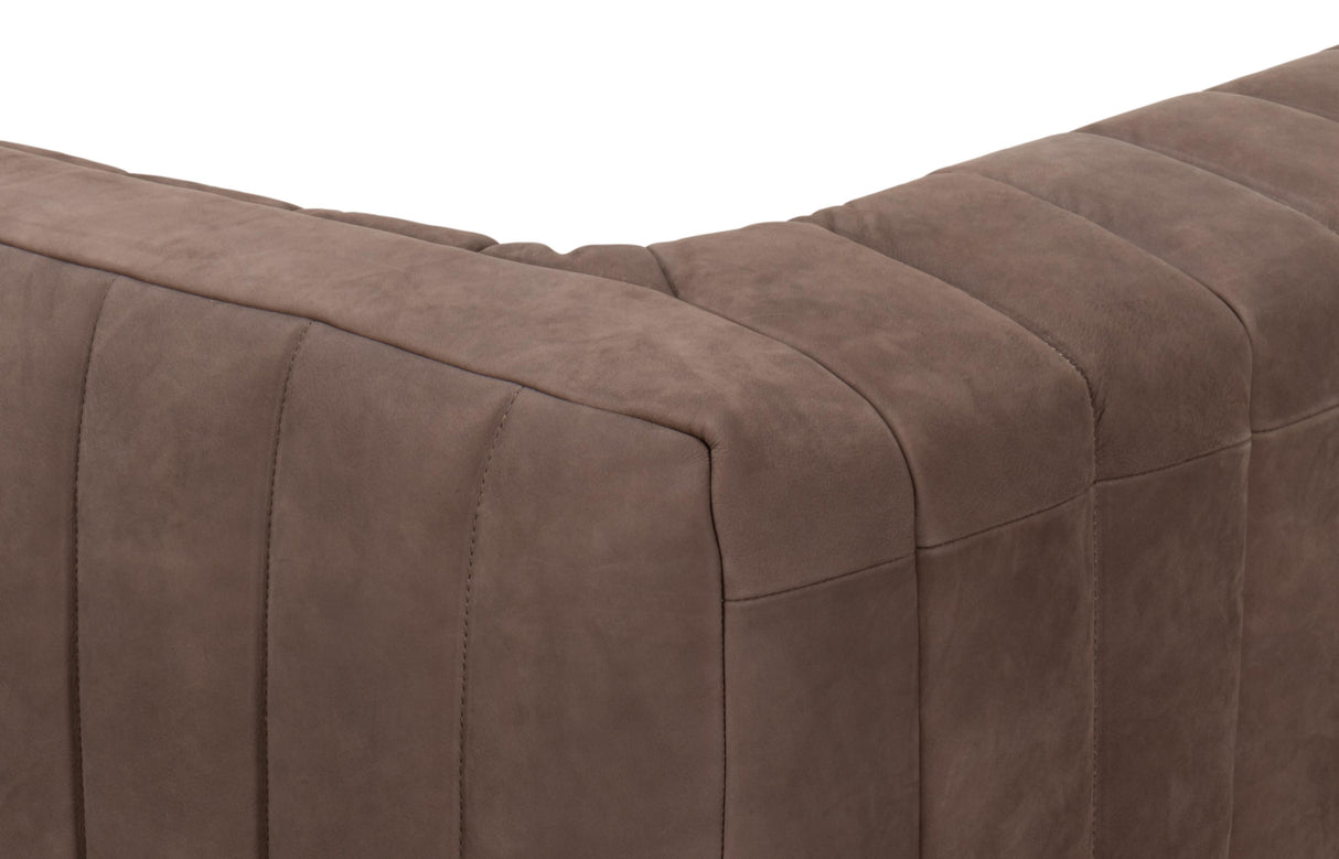 Sarreid Denys Leather Sofa  Scotland Grey