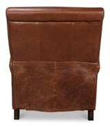 Sarreid Recliner Chair Newark Brown