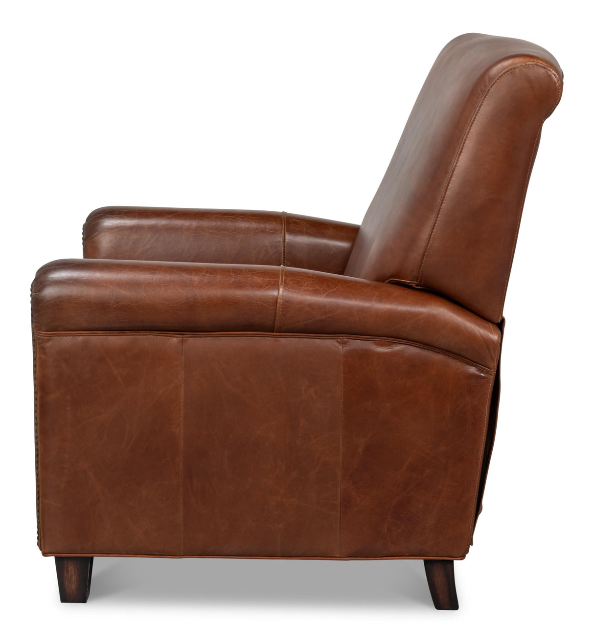 Sarreid Recliner Chair Newark Brown