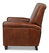 Sarreid Recliner Chair Newark Brown