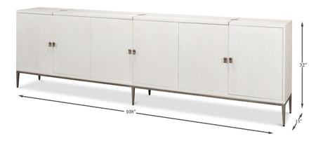 Sarreid Barton Cabinet  Working White