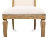 Sarreid Scroll Back Dining Sd/Chr  Heather Grey