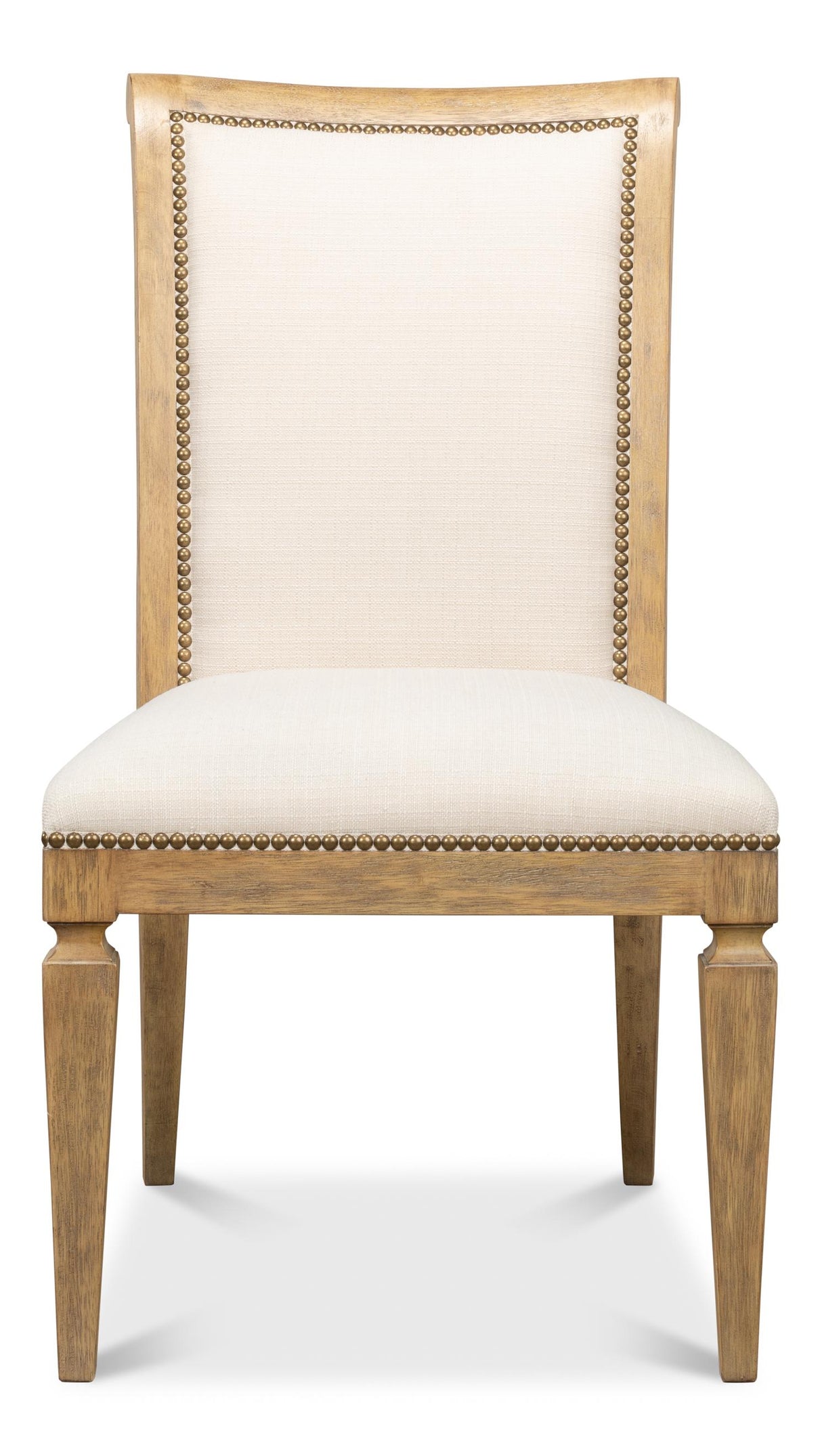 Sarreid Scroll Back Dining Sd/Chr  Heather Grey