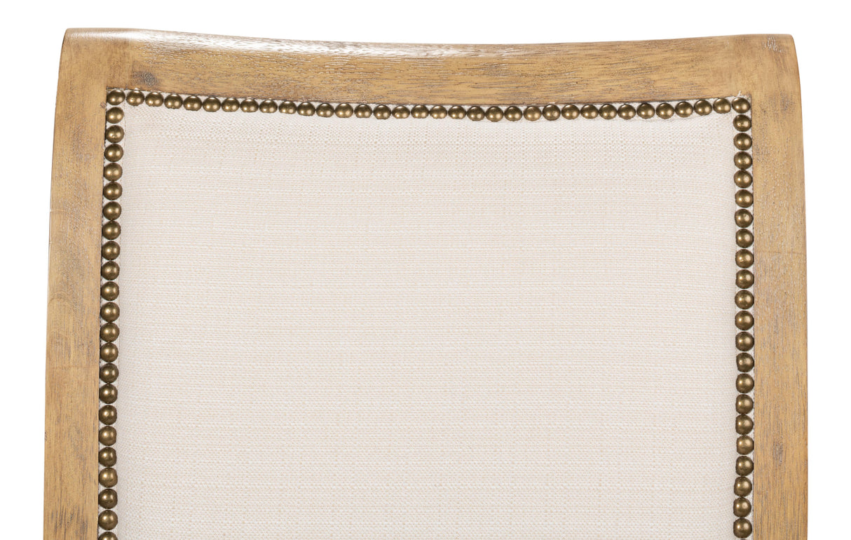 Sarreid Scroll Back Dining Sd/Chr  Heather Grey