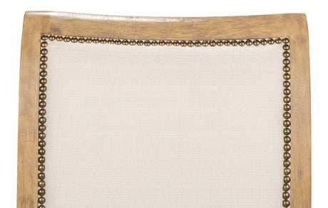 Sarreid Scroll Back Dining Sd/Chr  Heather Grey