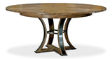 Sarreid Tower Jupe Dining Table  Med Heather Gry