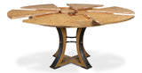 Sarreid Tower Jupe Dining Table  Med Heather Gry
