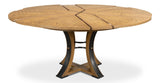 Sarreid Tower Jupe Dining Table  Med Heather Gry