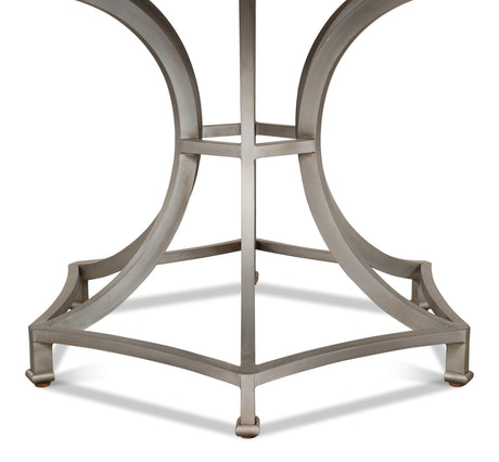 Sarreid Sunset Jupe Dining Tbl Med Working White