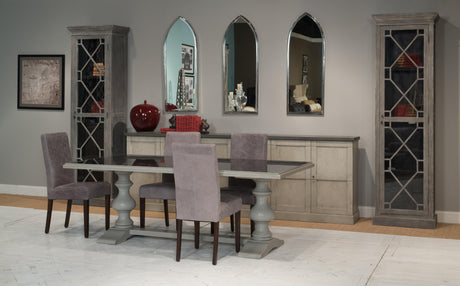 Sarreid Luciana Wood Drs Buffet 112 W.Gry S.Gry